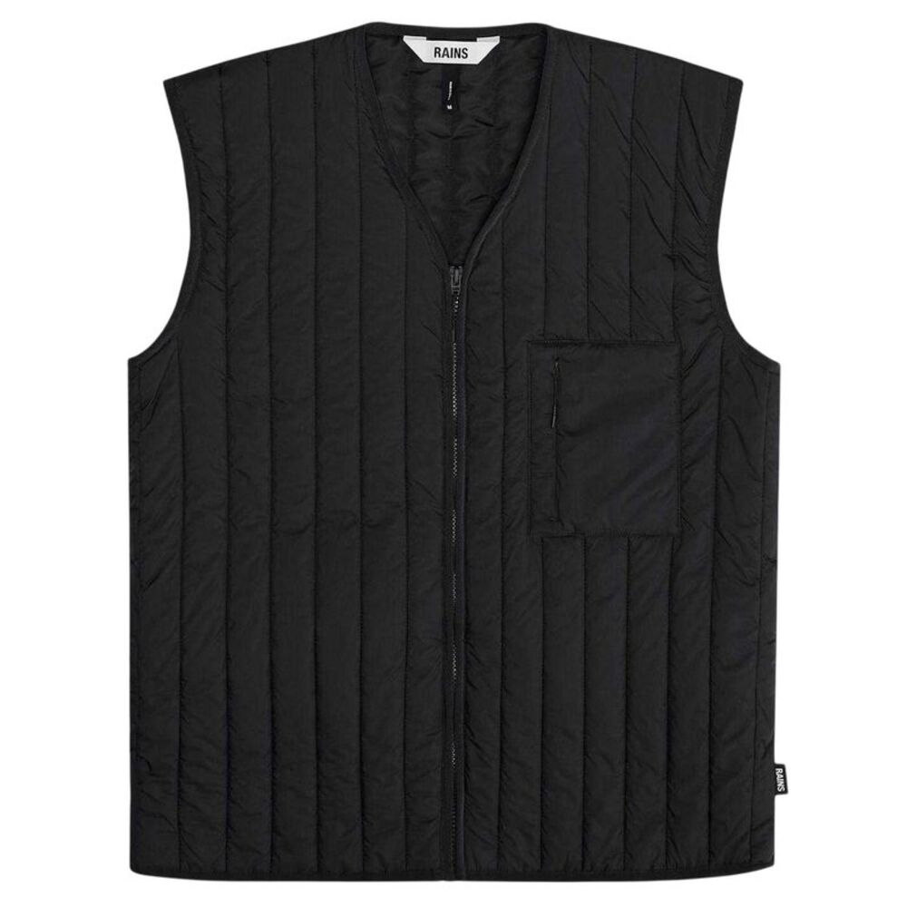 Rains Mens Banja Liner Quilted Vest / Black